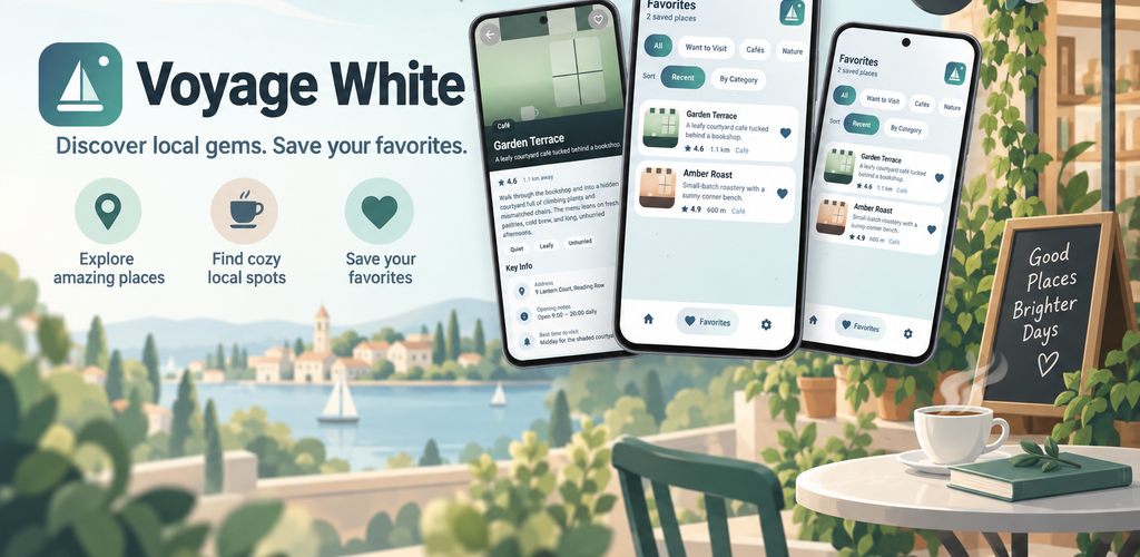 Voyage White promotional artwork